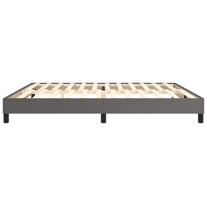Struttura Letto a Rete a Molle Grigio 200x200 cm in Similpelle | homemem39