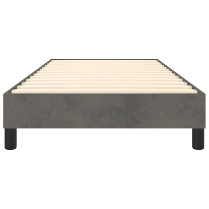 Struttura Letto a Rete a Molle Grigio Scuro 80x200 cm Velluto | homemem39