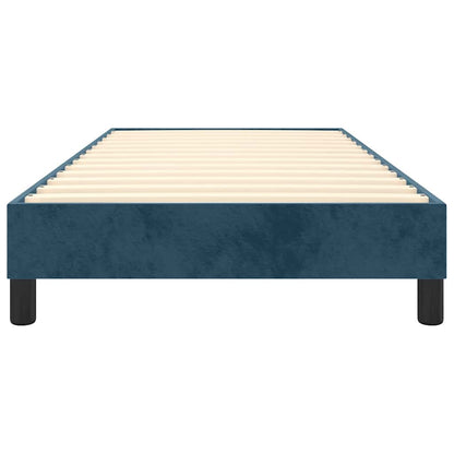 Struttura Letto a Rete a Molle Blu Scuro 80x200 cm in Velluto | homemem39