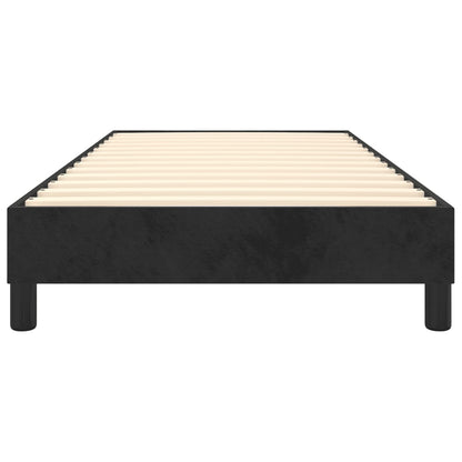 Struttura Letto a Rete a Molle Nero 90x190 cm in Velluto | homemem39