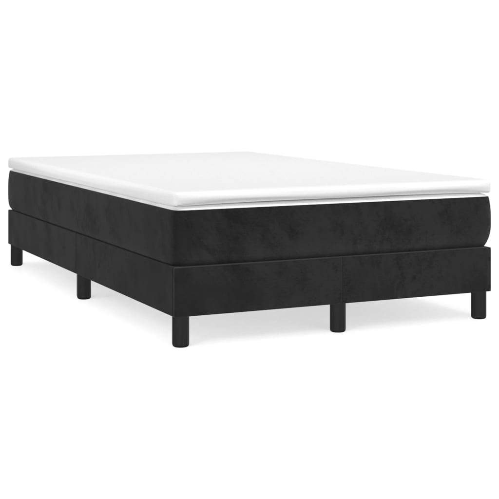 Struttura Letto a Rete a Molle Nero 120x200 cm Velluto | homemem39