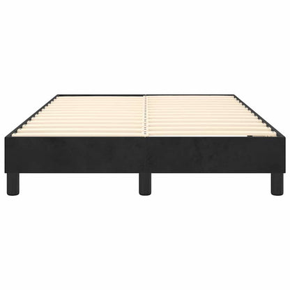 Struttura Letto a Rete a Molle Nero 120x200 cm Velluto
