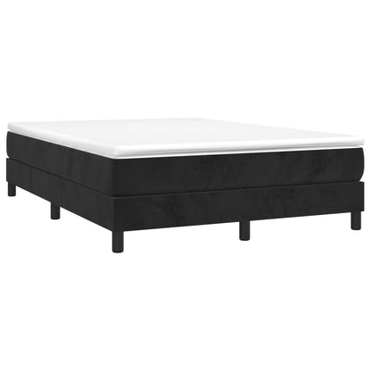 Struttura Letto a Rete a Molle Nero 140x200 cm in Velluto | homemem39