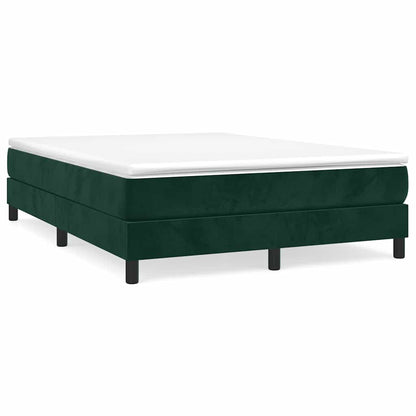 Struttura Letto a Rete a Molle Verde Scuro 140x200 cm in Velluto | homemem39