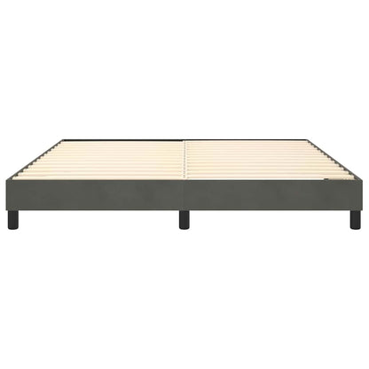 Struttura Letto a Rete a Molle Grigio Scuro 180x200 cm Velluto