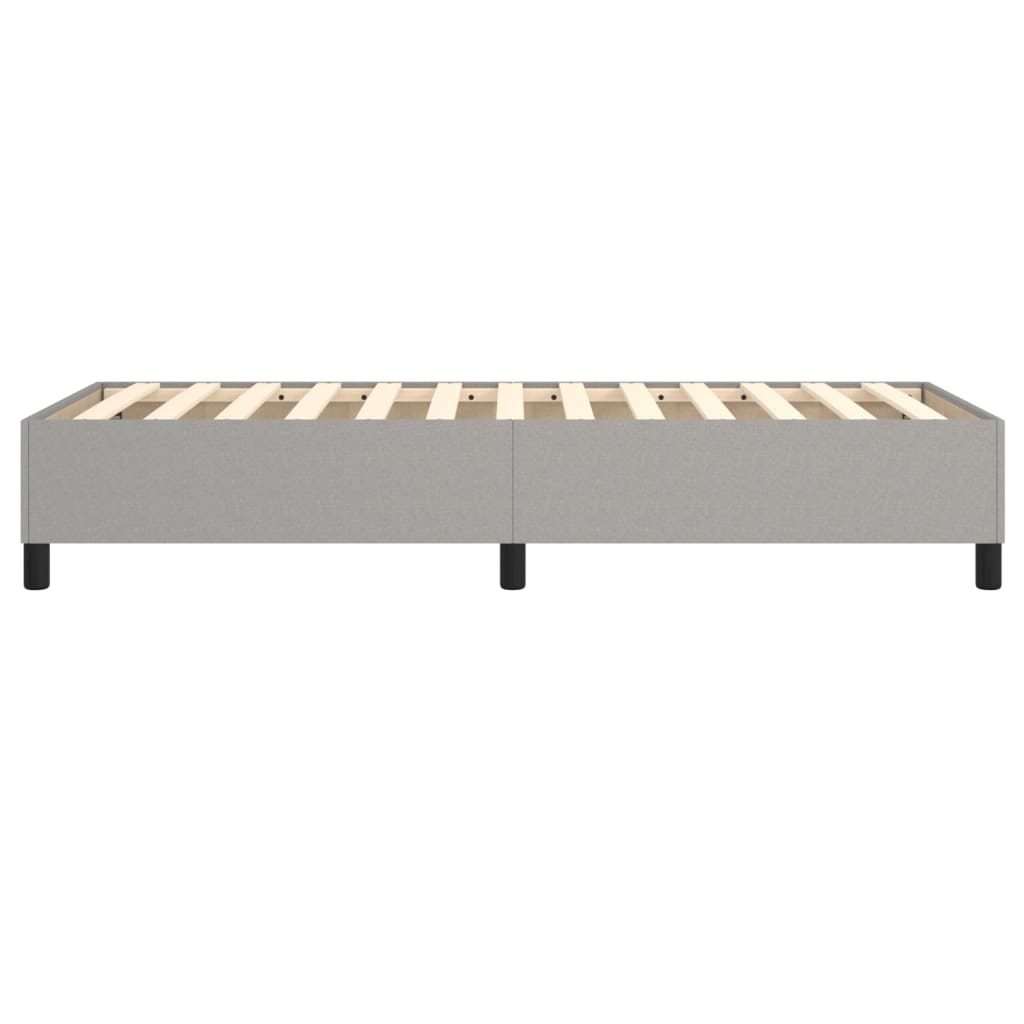Struttura Letto a Rete a Molle Grigio Chiaro 80x200 cm Tessuto | homemem39