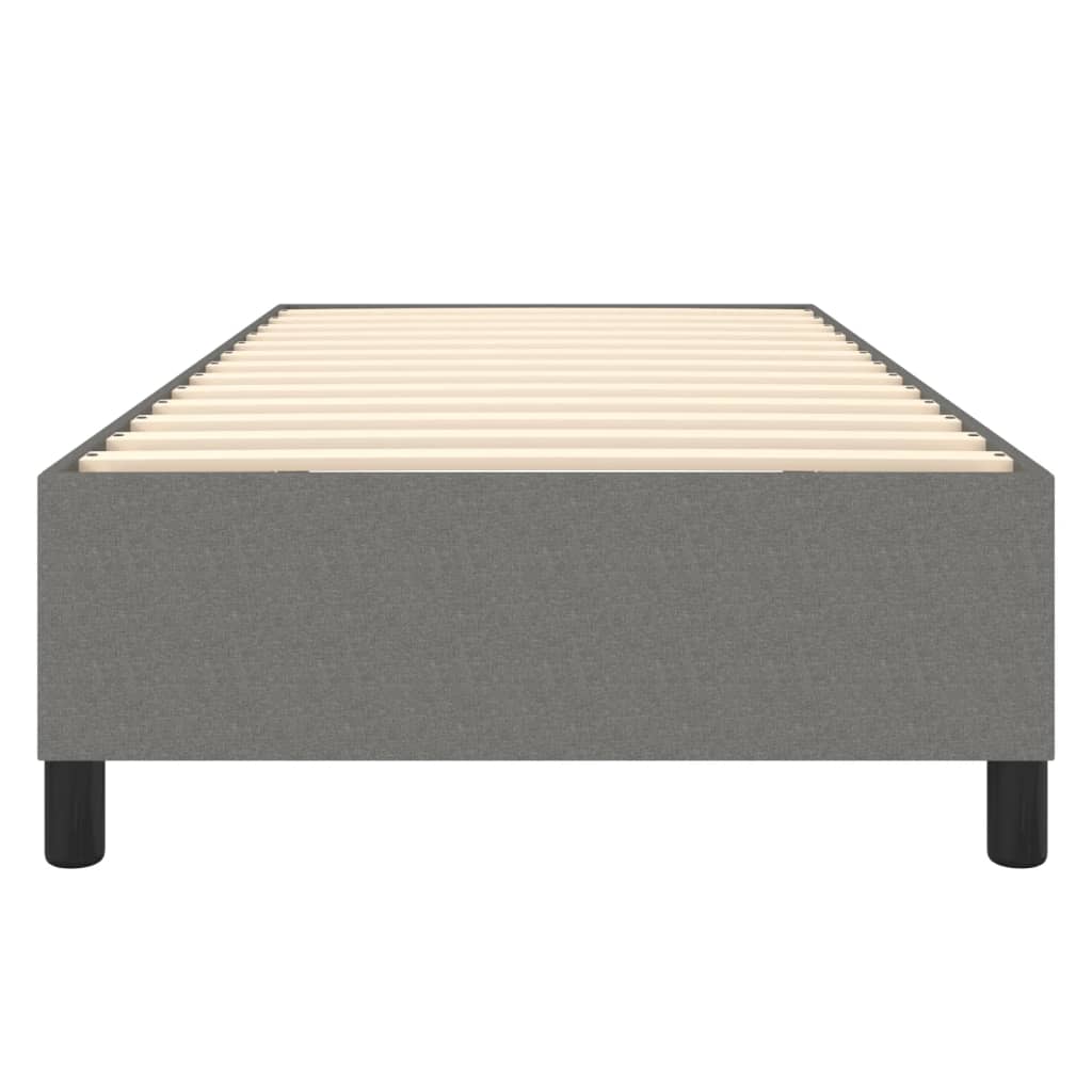 Struttura Letto a Rete a Molle Grigio Scuro 80x200 cm Tessuto | homemem39