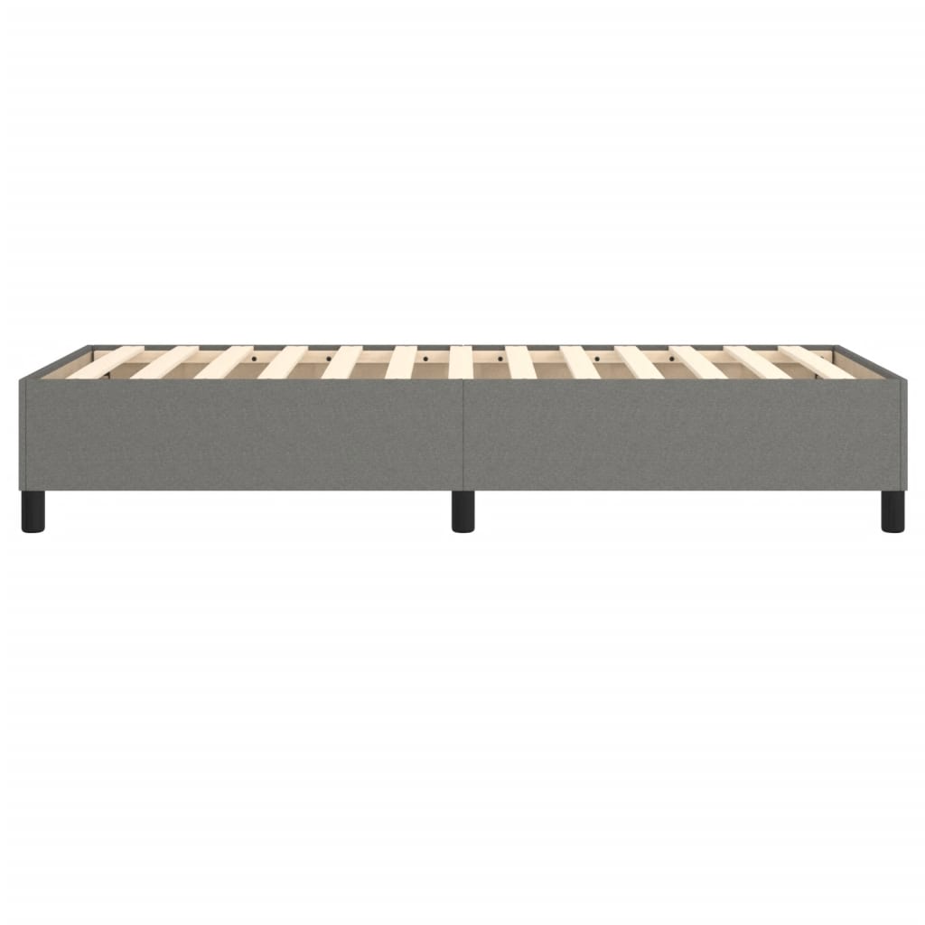 Struttura Letto a Rete a Molle Grigio Scuro 80x200 cm Tessuto | homemem39