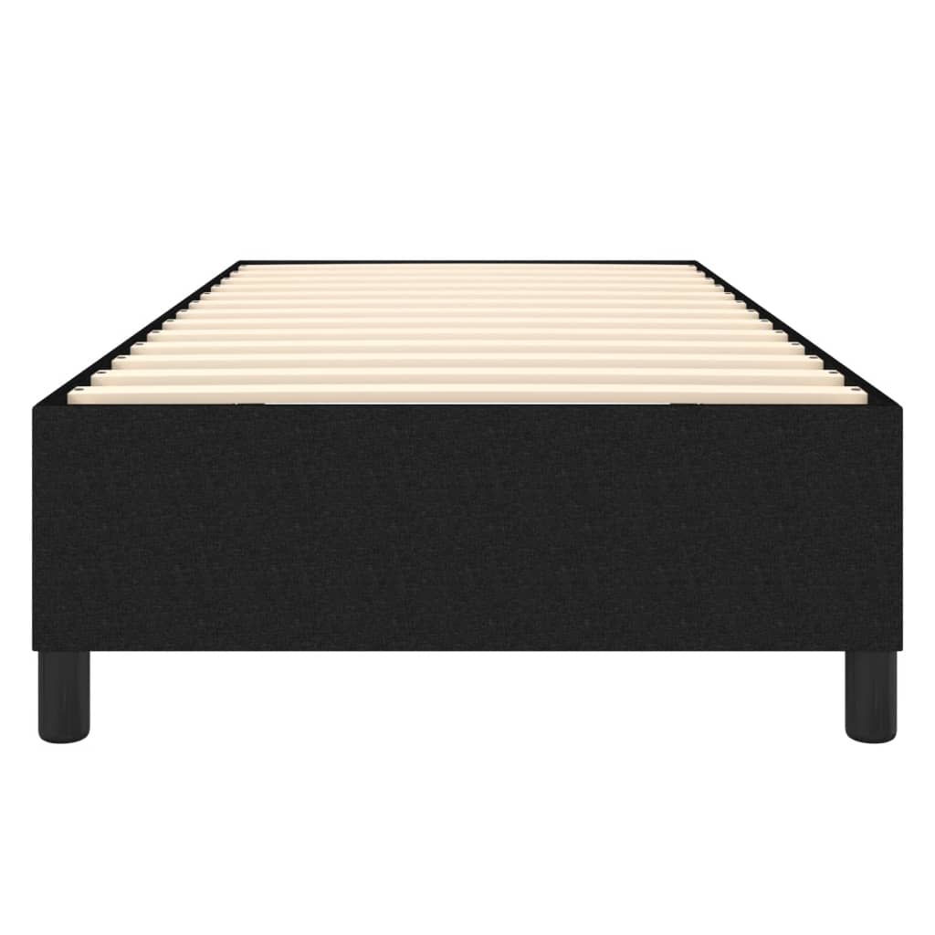 Struttura Letto a Rete a Molle Nero 80x200 cm Tessuto | homemem39