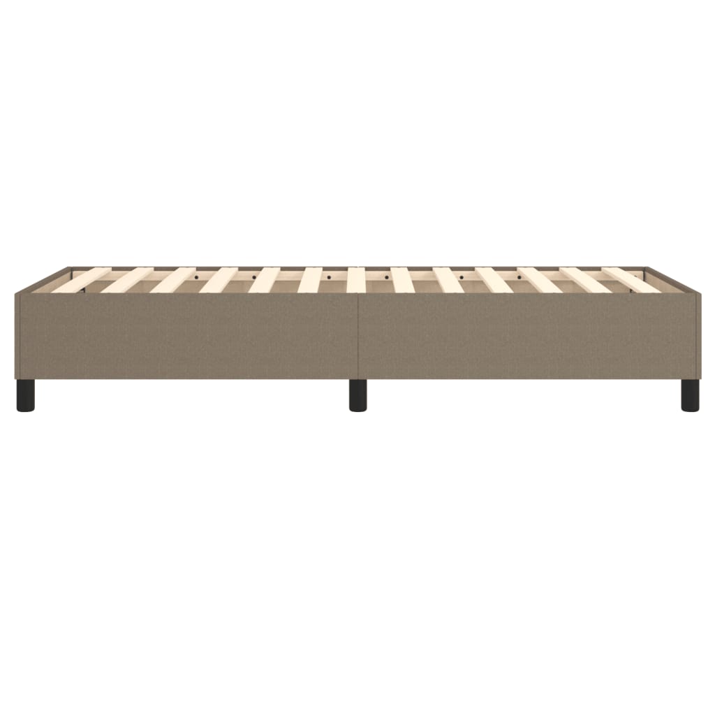 Struttura Letto a Rete a Molle Tortora 80x200 cm Tessuto | homemem39