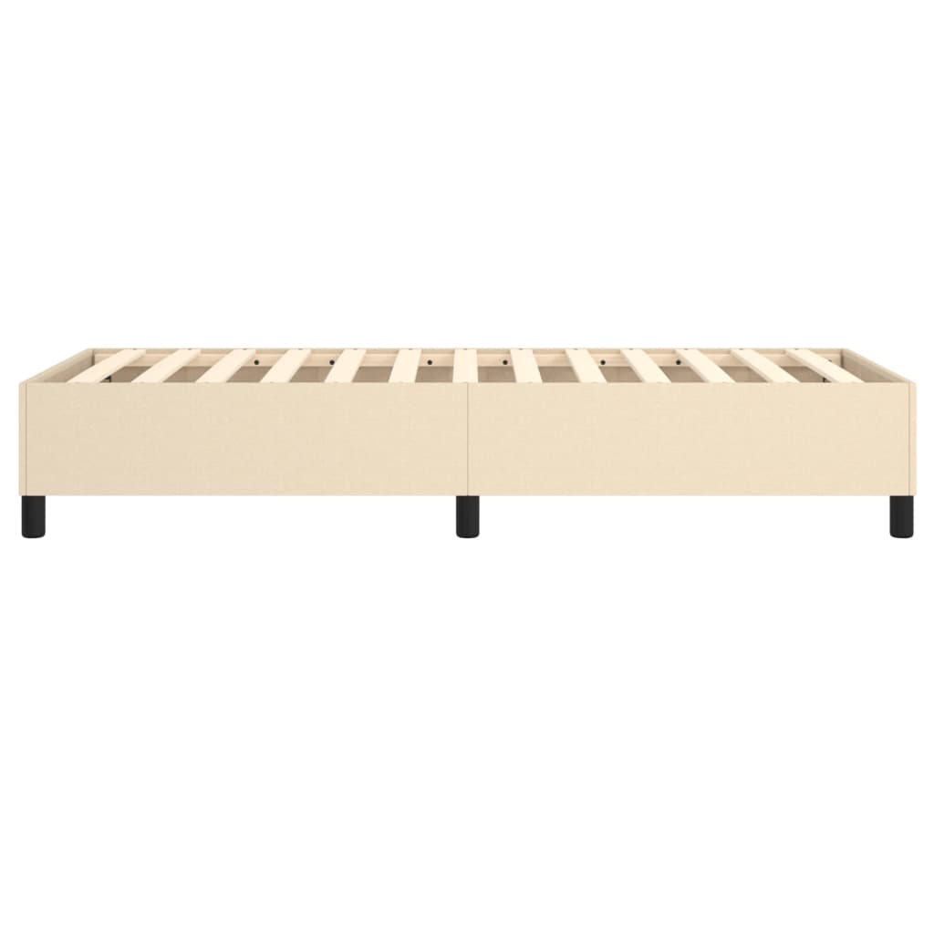 Struttura Letto a Rete a Molle Crema 80x200 cm in Tessuto | homemem39