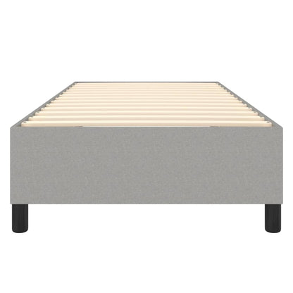 Struttura Letto a Rete a Molle Grigio Chiaro 90x190 cm Tessuto | homemem39