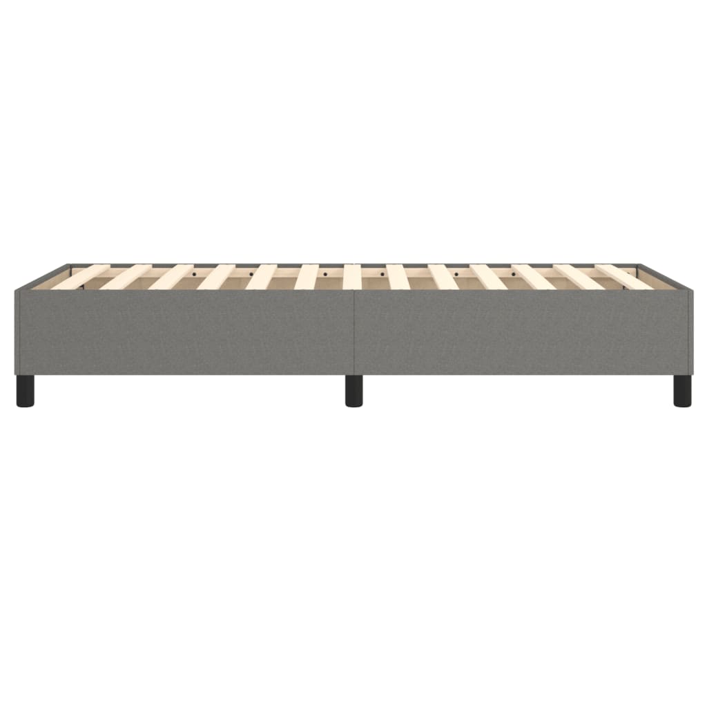 Struttura Letto a Rete a Molle Grigio Scuro 90x190 cm Tessuto | homemem39
