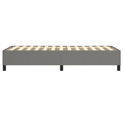 Struttura Letto a Rete a Molle Grigio Scuro 90x190 cm Tessuto | homemem39