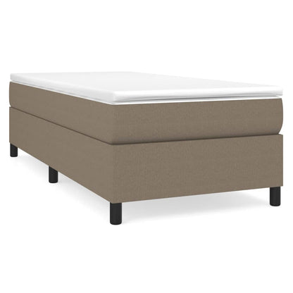 Struttura Letto a Rete a Molle Tortora 90x190 cm Tessuto | homemem39