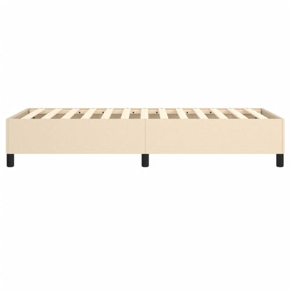 Struttura Letto a Rete a Molle Crema 90x190 cm in Tessuto | homemem39