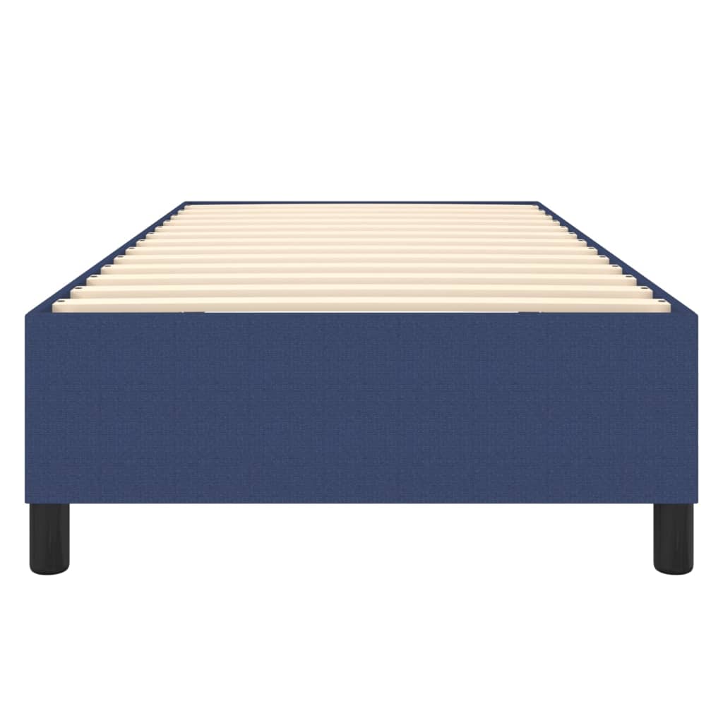 Struttura Letto a Rete a Molle Blu 90x190 cm in Tessuto | homemem39