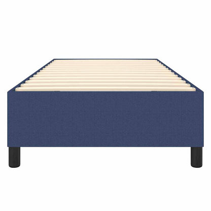 Struttura Letto a Rete a Molle Blu 90x190 cm in Tessuto