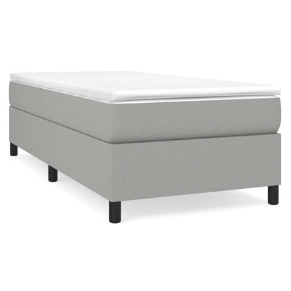 Struttura Letto a Rete a Molle Grigio Chiaro 90x200 cm Tessuto | homemem39