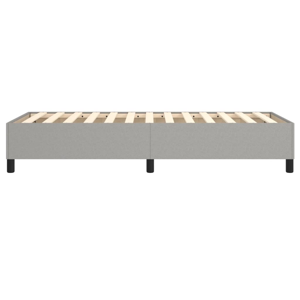 Struttura Letto a Rete a Molle Grigio Chiaro 90x200 cm Tessuto | homemem39