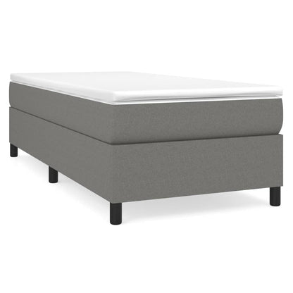Struttura Letto a Rete a Molle Grigio Scuro 90x200 cm Tessuto | homemem39