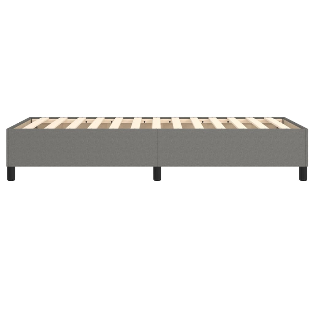 Struttura Letto a Rete a Molle Grigio Scuro 90x200 cm Tessuto | homemem39
