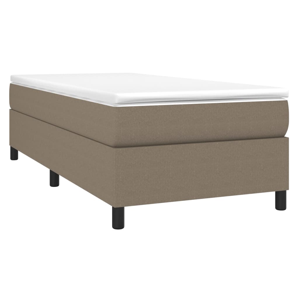 Struttura Letto a Rete a Molle Tortora 90x200 cm Tessuto | homemem39