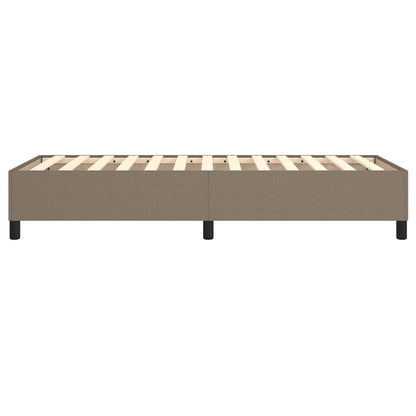 Struttura Letto a Rete a Molle Tortora 90x200 cm Tessuto