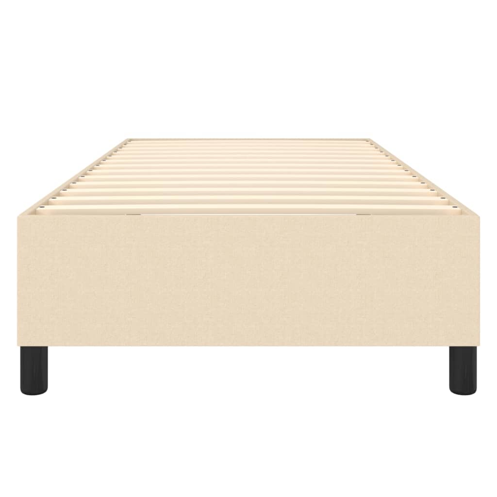 Struttura Letto a Rete a Molle Crema 90x200 cm in Tessuto | homemem39