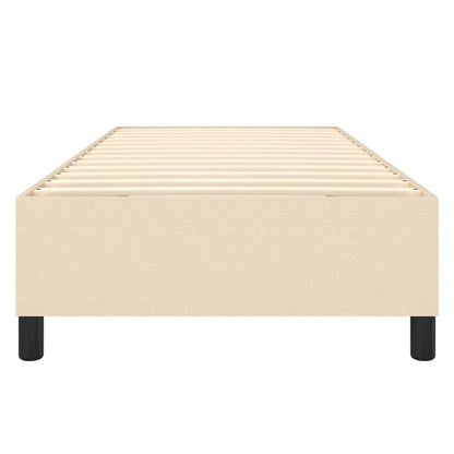 Struttura Letto a Rete a Molle Crema 90x200 cm in Tessuto | homemem39