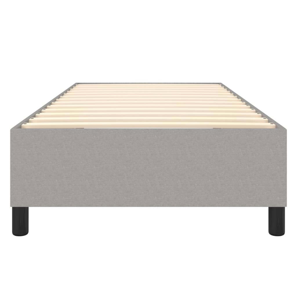Struttura Letto a Rete a Molle Grigio Chiaro 100x200 cm Tessuto | homemem39