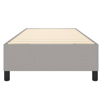 Struttura Letto a Rete a Molle Grigio Chiaro 100x200 cm Tessuto | homemem39