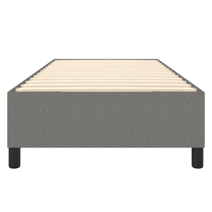 Struttura Letto a Rete a Molle Grigio Scuro 100x200 cm Tessuto | homemem39