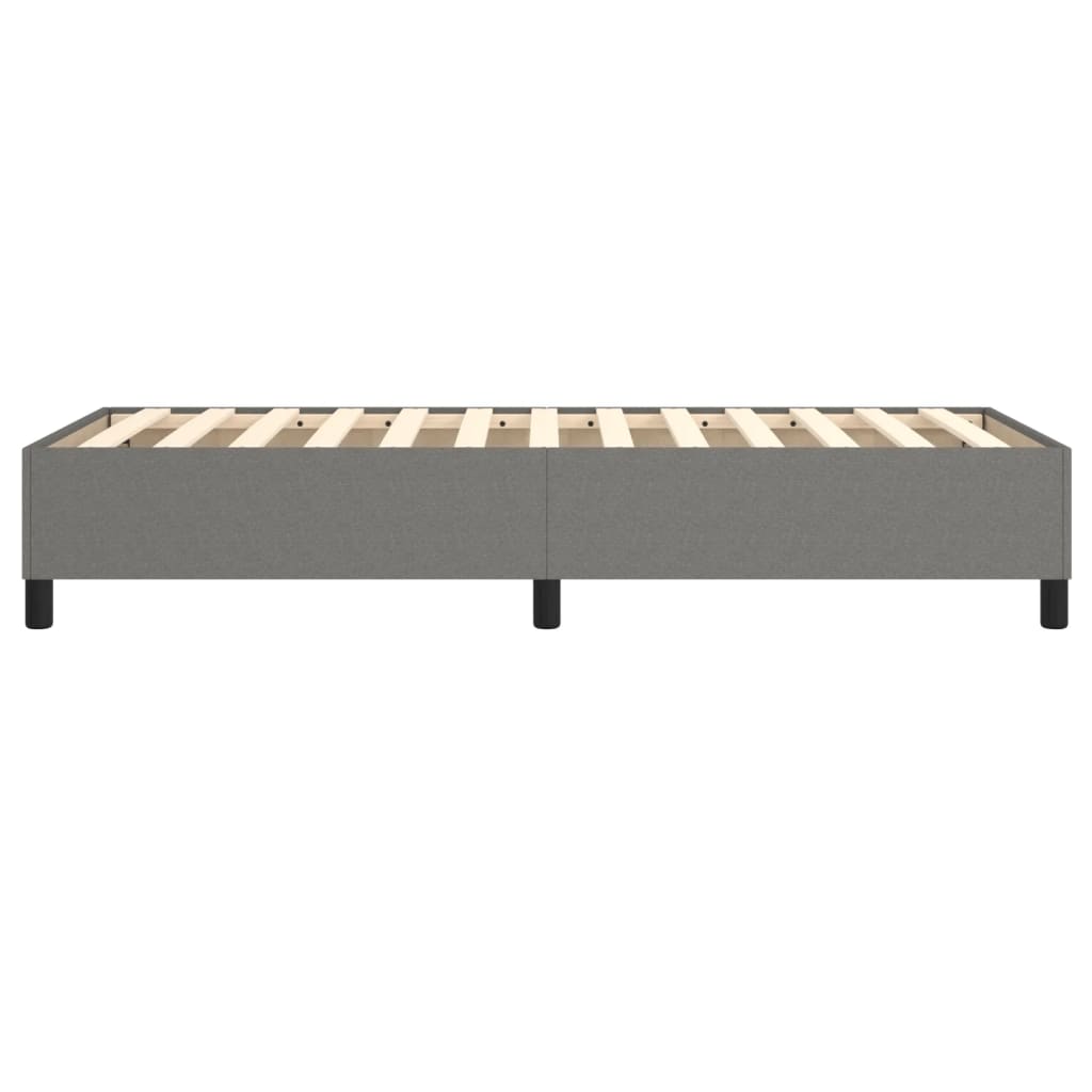 Struttura Letto a Rete a Molle Grigio Scuro 100x200 cm Tessuto | homemem39