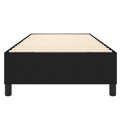 Struttura Letto a Rete a Molle Nero 100x200 cm in Tessuto | homemem39