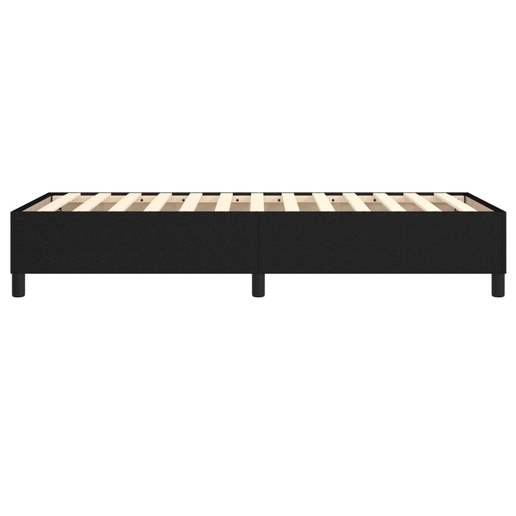 Struttura Letto a Rete a Molle Nero 100x200 cm in Tessuto | homemem39