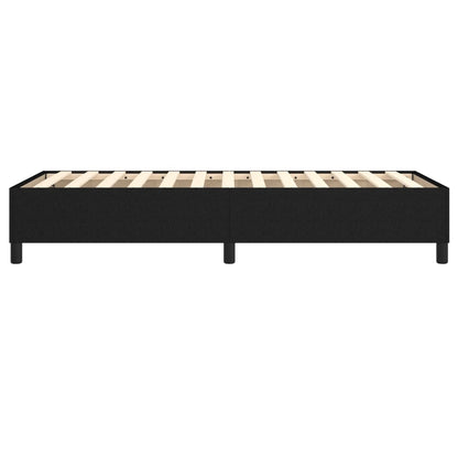 Struttura Letto a Rete a Molle Nero 100x200 cm in Tessuto | homemem39