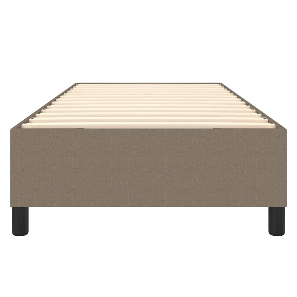 Struttura Letto a Rete a Molle Tortora 100x200 cm in Tessuto | homemem39