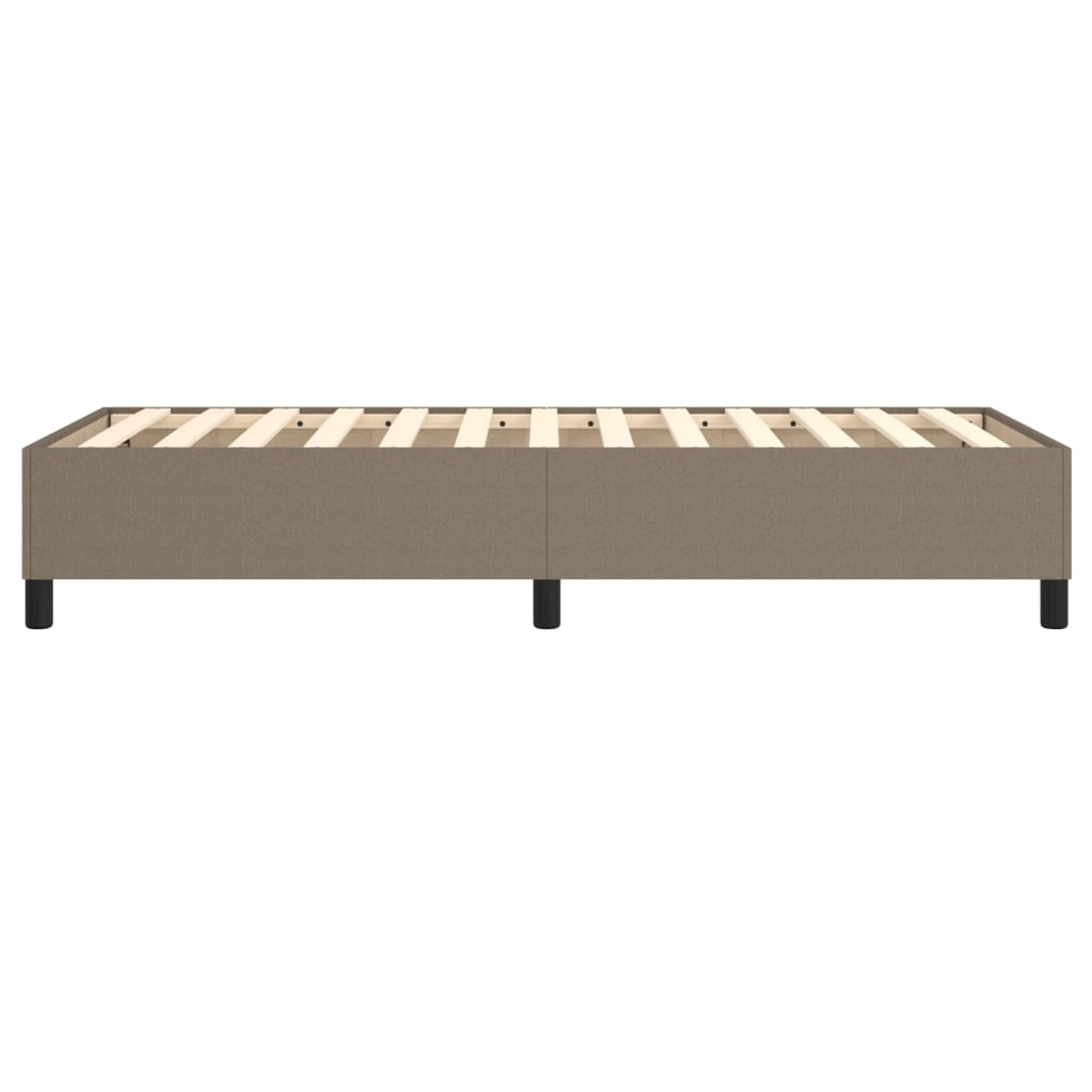 Struttura Letto a Rete a Molle Tortora 100x200 cm in Tessuto | homemem39