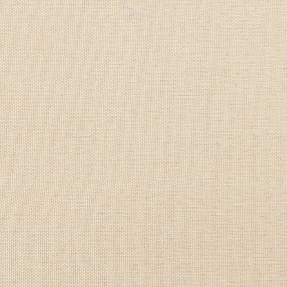 Struttura Letto a Rete a Molle Crema 100x200 cm in Tessuto | homemem39