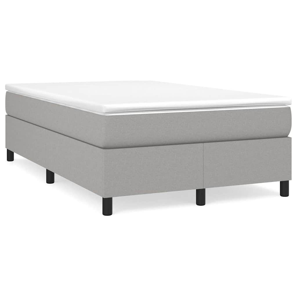 Struttura Letto a Rete a Molle Grigio Chiaro 120x200 cm Tessuto