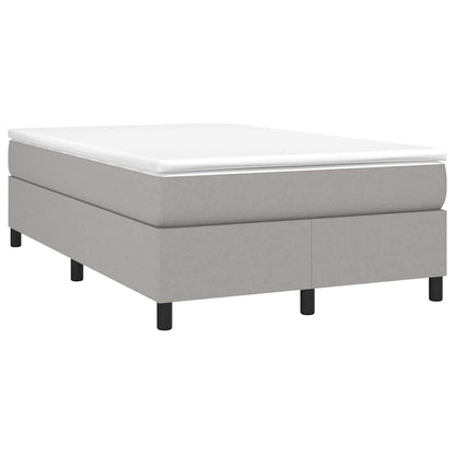 Struttura Letto a Rete a Molle Grigio Chiaro 120x200 cm Tessuto