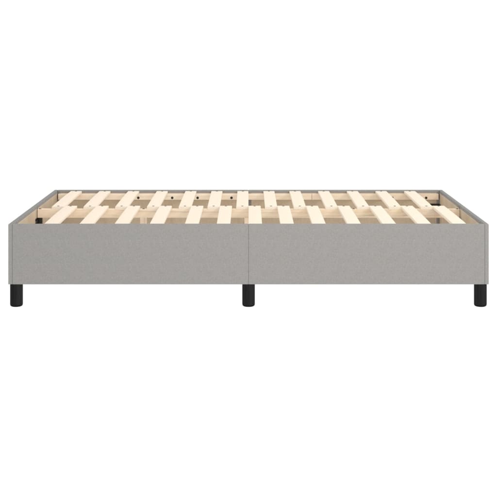 Struttura Letto a Rete a Molle Grigio Chiaro 120x200 cm Tessuto | homemem39