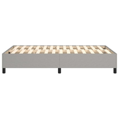 Struttura Letto a Rete a Molle Grigio Chiaro 120x200 cm Tessuto | homemem39