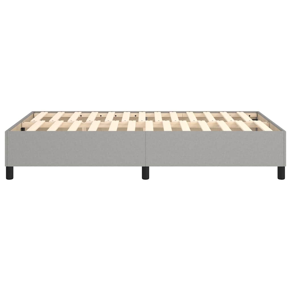 Struttura Letto a Rete a Molle Grigio Chiaro 120x200 cm Tessuto