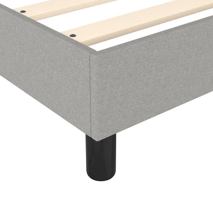 Struttura Letto a Rete a Molle Grigio Chiaro 120x200 cm Tessuto | homemem39