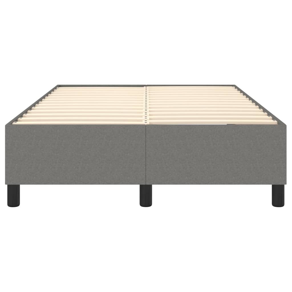 Struttura Letto a Rete a Molle Grigio Scuro 120x200 cm Tessuto | homemem39