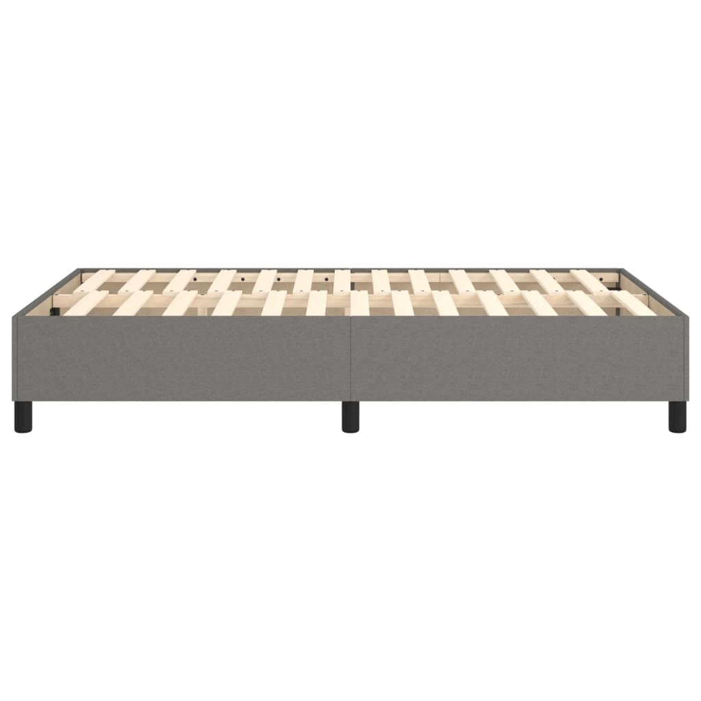 Struttura Letto a Rete a Molle Grigio Scuro 120x200 cm Tessuto | homemem39