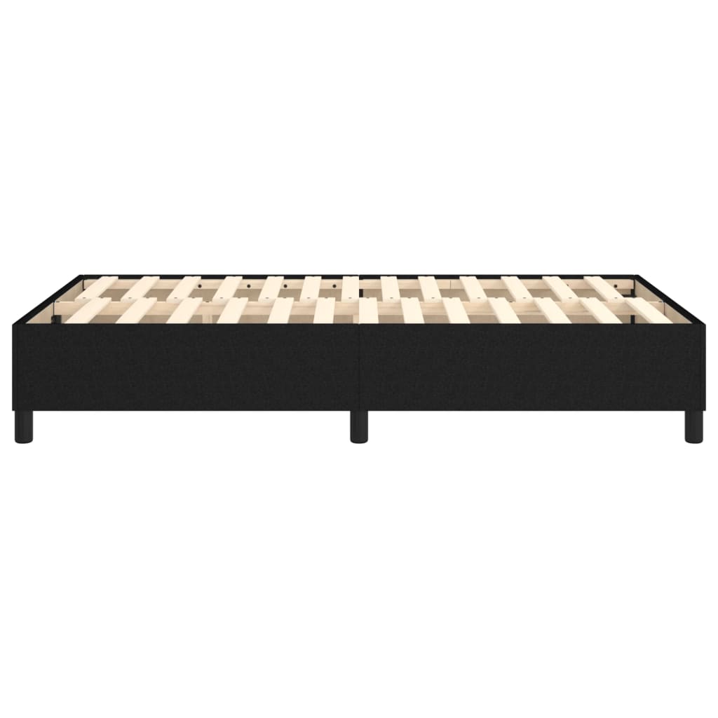 Struttura Letto a Rete a Molle Nero 120x200 cm Tessuto | homemem39