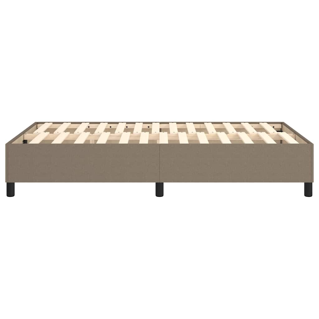Struttura Letto a Rete a Molle Tortora 120x200 cm Tessuto